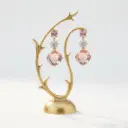 Rose Crystal Dangles